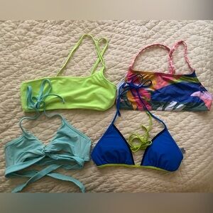 Bundle of 4 bikini tops